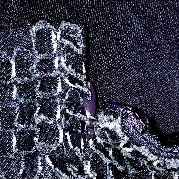 Haute Hippie Navy Scalloped Mini Skirt - Picture 11 of 14